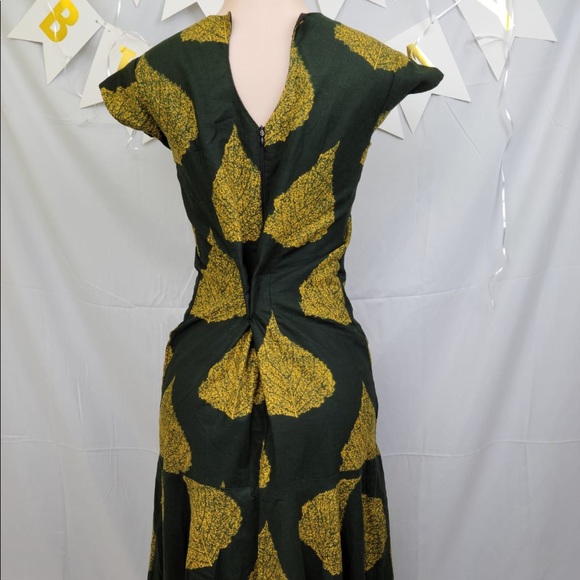 African Print A-line Dress - Picture 4 of 6